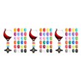 thumbnail image 1 of mmirethe 24pcs/set Red Wine Cup Recognizer Suitable For Home And Professional Gift For Any Occasion Marker 3Set, 1 of 6