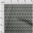 thumbnail image 2 of oneOone Rayon Gray Fabric Ogee Sewing Craft Projects Fabric Prints By Yard 56 Inch Wide, 2 of 4