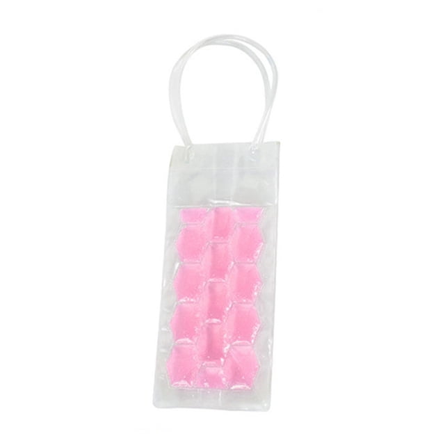 Coofit Sac à Vin Glacé Portable Pliable en PVC Sac Refroidisseur de Vin Sac à Vin avec Poignée
