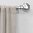 thumbnail image 2 of Mainstays 1/2” Nickel Ball Adjustable Curtain Rod, 48”-84”, 2 of 4
