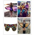 thumbnail image 1 of Foulards et Châles de Plage Fée Pixie pour Femmes, Tissu Doux Coloré, Ailes de Papillon, 1 of 1