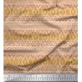 thumbnail image 1 of Soimoi Satin Silk Fabric diamond shape & waves Abstract Printed Craft Fabric by the Yard 42 Inch Wide, 1 of 3
