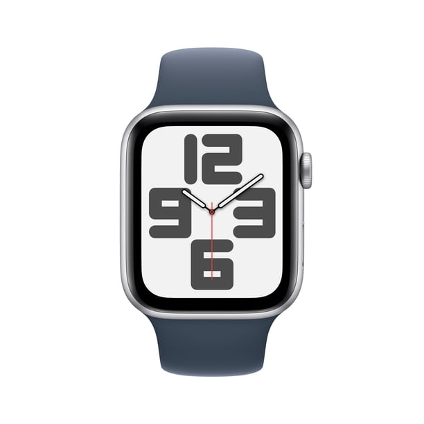 Apple Watch SE2 44mm GPS - Silver Aluminum Case with Denim Sport