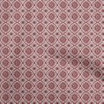 thumbnail image 1 of oneOone Georgette Viscose Maroon Fabric Block Sewing Craft Projects Fabric Prints By Yard 42 Inch Wide, 1 of 5