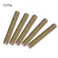 thumbnail image 3 of Unique Bargains 12pcs 5/16x2' Carbon Steel Fully Threaded Rod Bar Studs for Furniture Mounting Assembly, 3 of 4