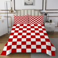 thumbnail image 1 of Erosebridal Colorful Check Plaid Coverlet Set King, Dreamy Geometric Bedding Set, Gingham Decor 3pcs, 1 of 5
