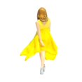 thumbnail image 3 of HILABEE 1/64 Female Figures Model Resin Amazingly Detailed Handpainted 1:64 Scale Female yellow, 3 of 9