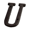 thumbnail image 1 of weibbin Creative Alloy House Wrought Iron Number with Wrought Iron Nails Pattern, Black Address Number Sign for Outside, Rustic Mailbox Number for Yard and House, 1 of 2