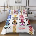 thumbnail image 1 of Go Kart Bedspread Set Karting Race Cars Coverlet Set,Racing Drift Kart Quilt Set Queen,Extreme Sport Quilted Competitive Game Room Decor, 1 of 3