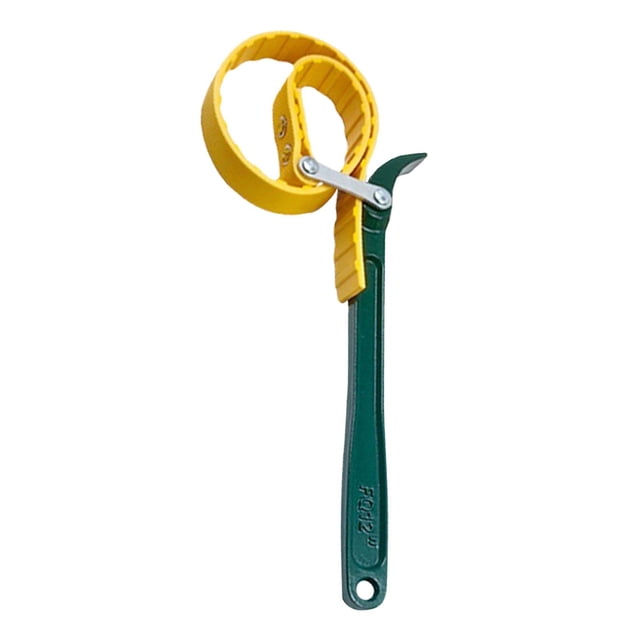 fastboy Belt Strap Wrench Multifunctional Wrench for Water Plumbers Filter Replacing 9inch Green 12 inch