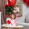 thumbnail image 4 of QTOCIO Artificial Tulips Romance Day Heart shaped Berry Branch Ornament, 4 of 4