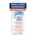 thumbnail image 1 of Secret Whole Body Stick Aluminum Free Deodorant for Women with notes of Peach & Vanilla, 1 of 16