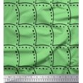 thumbnail image 1 of Soimoi Green Velvet Fabric Tendril & Abstract Fabric Prints By Yard 58 Inch Wide, 1 of 5