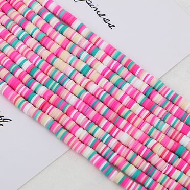 BRIGHTFUFU 2800pcs Focal Beads Assorted Color Polymer Clay Beads For Parties