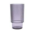 thumbnail image 1 of Better Homes and Gardens Grey Ribbed Tritan Highball Tumbler Set, 1 of 3