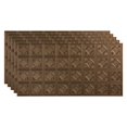 thumbnail image 1 of Fasade Traditional 4 Vinyl 2ft x 4ft Glue Up Ceiling Panel Argent Bronze 5 Pack, 1 of 5