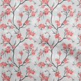 thumbnail image 1 of oneOone Rayon Pink Fabric Floral Craft Projects Decor Fabric Printed By The Yard 56 Inch Wide, 1 of 4