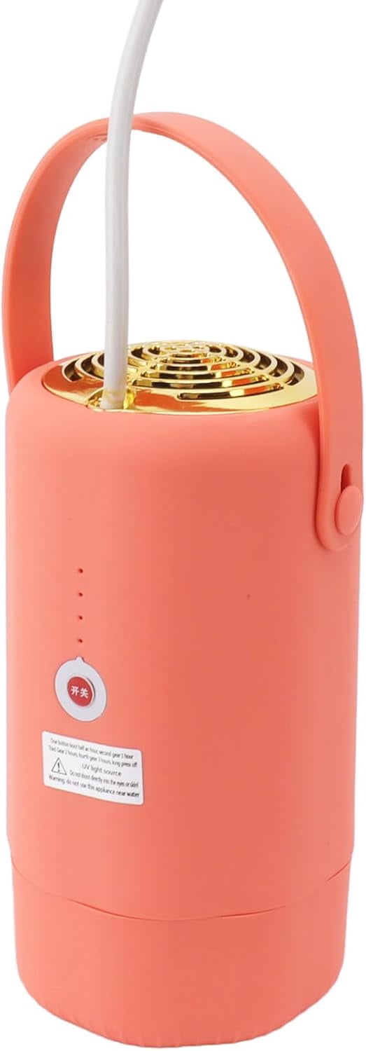 Portable Dryer Home Small Dryer Orange Portable Clothes Dryer for Home and Traveling Portable Clothes Dryer Small (US Plug 110V)