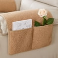 thumbnail image 4 of Aodebiao Premium Lambskin Sofa Armrest & Headrest Cushion Set with Storage Pockets - Waterproof, Scratch-Resistant - Fits Most Chairs (22.5x15 Inches, 6 Colors), 4 of 6
