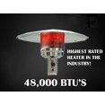 thumbnail image 2 of AZ Patio Heaters HLDS01-WCGT Tall Patio Heater with Table, 87-Inch, Hammered Bronze, 2 of 5