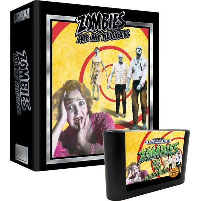 Zombies Ate My Neighbors Édition Collectors Chariot Noir (Limited Run Games) (Sega Genesis)