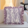 thumbnail image 4 of EGNMCR Pillows, Body Pillow, Throw Pillows, Neck Pillow Wind Bells Flower Pillow Cover Ruffled Pillow Cover Sofa Pillow Cover Living Room Cushion Cover Holiday Gift Polyester pillowcase, 4 of 6