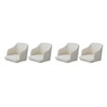 thumbnail image 3 of Transemion 2x Quick Installation And Easy Care Stretchy Chair Covers For Maintenance High Elastic Full off-white 2Set, 3 of 6