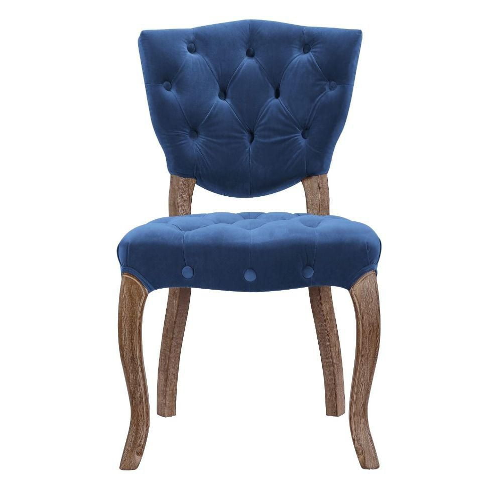 Chaise en velours rembourrée avec pieds dorés brillants – Lot de 2 chaises élégantes et robustes pour salles à manger, salons, chambres, bureaux, salons et espaces modernes