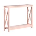 thumbnail image 2 of Pemberly Row Table Console avec Tablette, Fini Bois Rose Pâle, 2 of 5