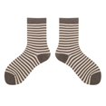 thumbnail image 2 of Womens To Keep Warm Sock Stripe Lightweight Cotton Athletic Socks, 2 of 4