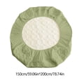 thumbnail image 3 of XYAIYT Premium Waterproof Fitted Bed Sheet Soft,Breathable Washed Cotton Mattress Protector,Machine Washable,Anti Slip,Perfect for Home,Hotel,Dorm All Season Relaxed(Mint Green,Medium), 3 of 7