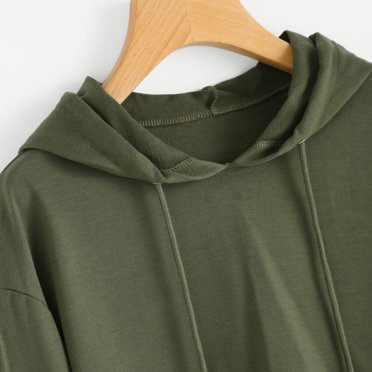 Crop Tops pour Femmes Sexy Sweat à Capuche Pull Court Manteau Sport Pull Tops Crop Pull pour Femmes Crop Tops