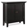 thumbnail image 1 of Simpli Home Redmond Wood 32" Transitional Low Cabinet in Hickory Brown, 1 of 7