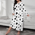 thumbnail image 1 of TopLLC Ensembles de Pyjama Ensembles de Détente pour Femmes, Vêtements de Nuit pour Femmes Pyjama Décontracté Long pour Femmes Tenue d'Intérieur Pyjamas Longues Chemises de Nuit, 1 of 4