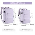 thumbnail image 3 of Large Travel Backpack Women School Bag  Carry On Backpack Hiking Backpack Waterproof Outdoor Sports Rucksack Casual Daypack School Bag Fit 15.6 Inch Laptop with USB Charging Port Bag Trav, 3 of 7