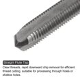 thumbnail image 3 of Unique Bargains 5 Packs 8-40 UN 2B High Speed Steel 6542 Straight Flutes Machine Screw Thread Taps, 3 of 5