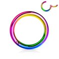 thumbnail image 2 of Acrylic Heart Logo Belly Button Ring 14G, 2 of 8
