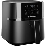Chefman 5.5L (6 Qt) Touche numérique compacte Air Fryer avec Hi-Fry & Rappel de tremblement - Noir, nouveau