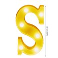 thumbnail image 3 of TopLLC Christmas Decor LED Letter Lights Sign Light Up For Home Party Wedding Decoration Light Up Letters Alphabet Letter Sign Battery Powered For Christmas Birthday Party Decoration warning light, 3 of 5