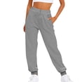 thumbnail image 1 of Women's Casual Pants Ladies Women Pants Casual Loose Slim Fit Pants for Women Casual Solid Color Drawstring Elastic Pants Rompers for Women Casual plus Size Women Pants Casual Petite Waist, 1 of 5