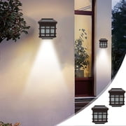 Dvkptbk Outdoor Solar Lights, Land-scape Spotlights, Garden Lights, Wireless Solar Powered Outdoor Lights/Lighting for Yard, Walkway Solar Outdoor Lights Garden Decor on Clearance