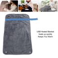 thumbnail image 3 of Heated Blanket, Electric Blanket, Heating Blanket, USB Heated Blanket with Temperature Control Mutipurpose Electric Heated Throw Warm Cozy Knee Heating Blanket Home Office, 3 of 7