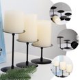 thumbnail image 2 of Shisuyan Décoration de Table à Manger Métal Noir 3 Pcs 3.9x3.5 Po, 2 of 8