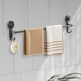 thumbnail image 4 of EGNMCR Tools&Home Improvement Towel Rack Suction Cup Strong Punch-free Bathroom Towel Rack Wall Hanging Bathroom Shelf Storage Pole, 4 of 4