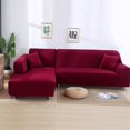 thumbnail image 3 of Moonsaad Stretch Couch Slipcovers, Sectional L-Shape Corner Sofa Covers, 1/2/3Seats Sofa Protector Covers, 3 of 9