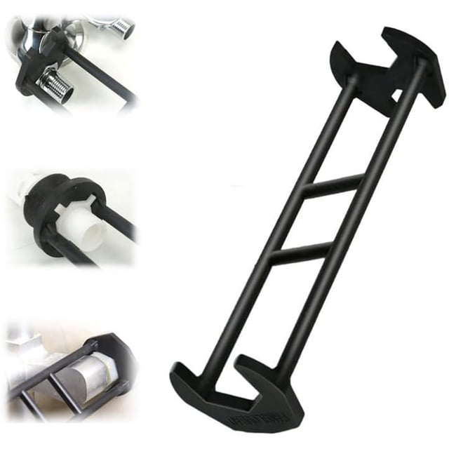 XYAIYT Ensemble de Clés Multifonctions pour Évier pour l'Entretien des Tuyaux de Robinet, Conception Universelle en Acier Allié avec Rotation à 360 Degrés pour Réparations de Cuisine et Salle de Bain avec Fonctions de Serrage et de Desserrage