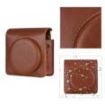 thumbnail image 3 of Mistaha Portable Instant Camera Case Carry Bag PU Leather with Shoulder Strap Compatible with Fujifilm, 3 of 8