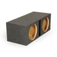 thumbnail image 3 of QPower QBASS Dual 12 Inch Car Audio Subwoofer Enclosure, Charcoal (4 Pack), 3 of 5