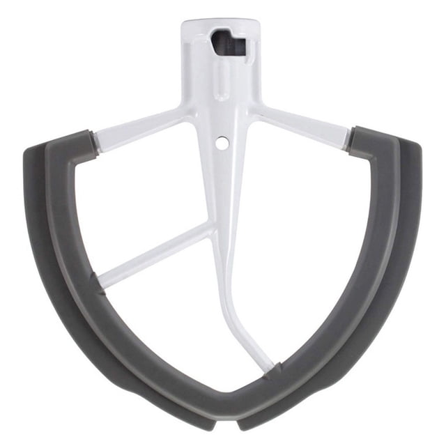 Beater Flex Edge Mixer Flat Attachments Accessories Kitchen Replacement 6-Quart Kitchen Mixer for KitchenAid 6-Quart. A durable flex edge beater made of metal, non-stick coating, and silica gel, ideal for mixing and scraping ingredients efficiently. Compatible with KitchenAid Professional 6 & 600 Series, Professional 5-Plus models, and suitable for cookie dough and similar consistencies.