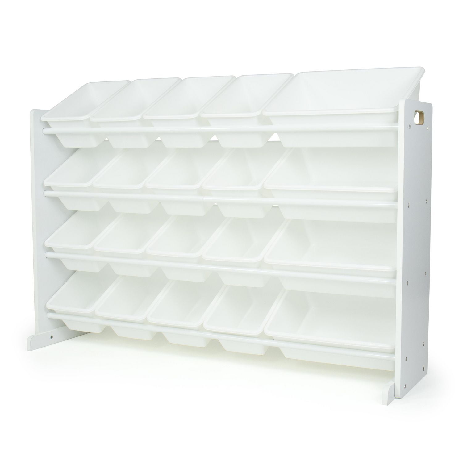 Humble Crew Cambridge Extra Large Toy Storage Organizer with 20 Storage Bins, White